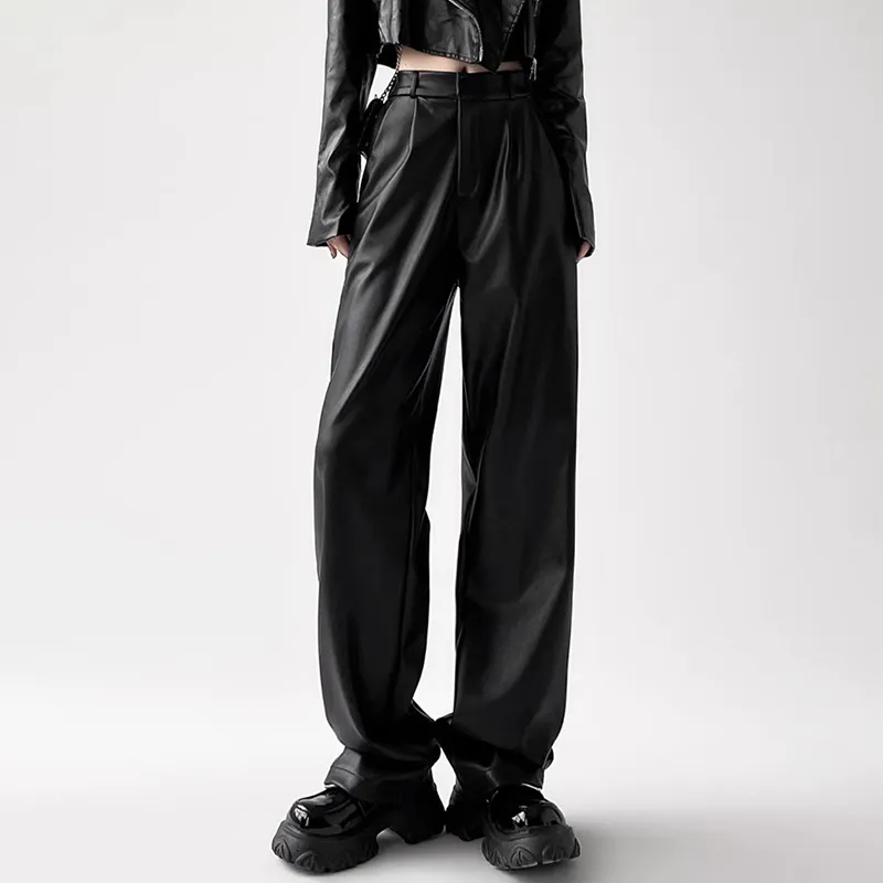 Ya Sheep People Casual Pants Women's Black-3