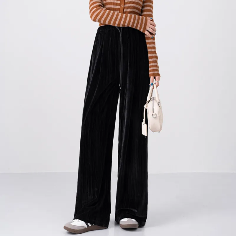 Ya Sheep People Casual Pants Women's Black-5