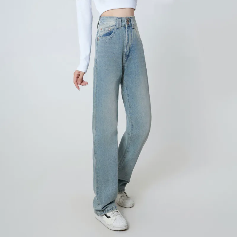 Ya Sheep People Jeans Women's Light Vintage Blue-1