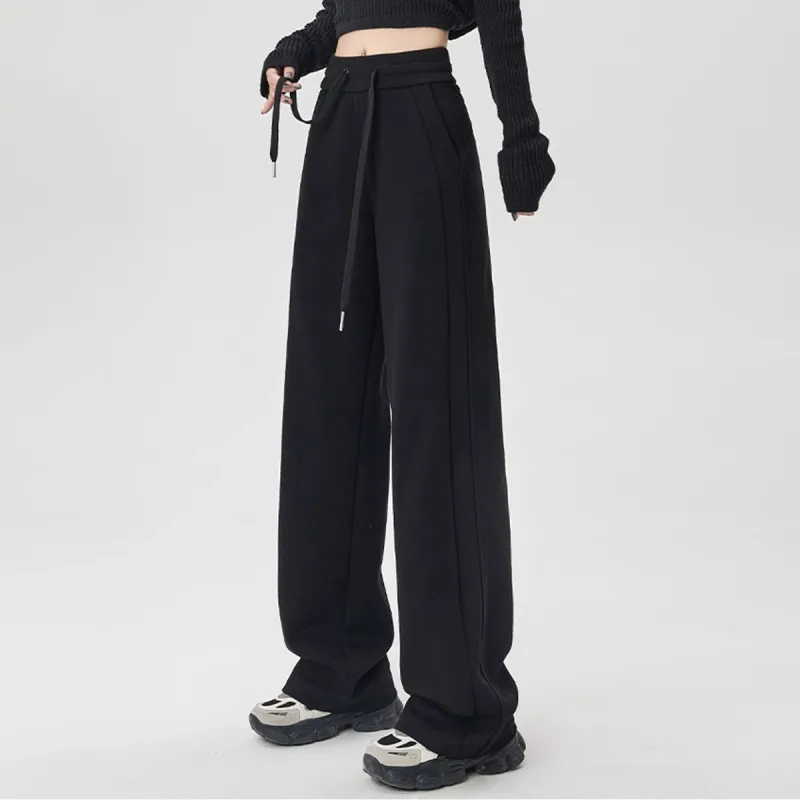 Ya Sheep People Casual Pants Women's Black-2
