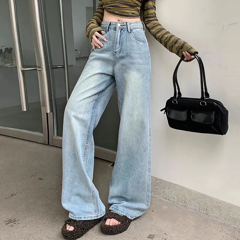 Ya Sheep People Jeans Women's Blue-19