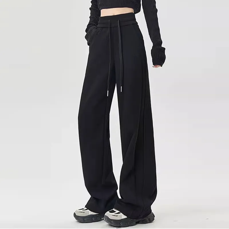 Ya Sheep People Casual Pants Women's Black-1