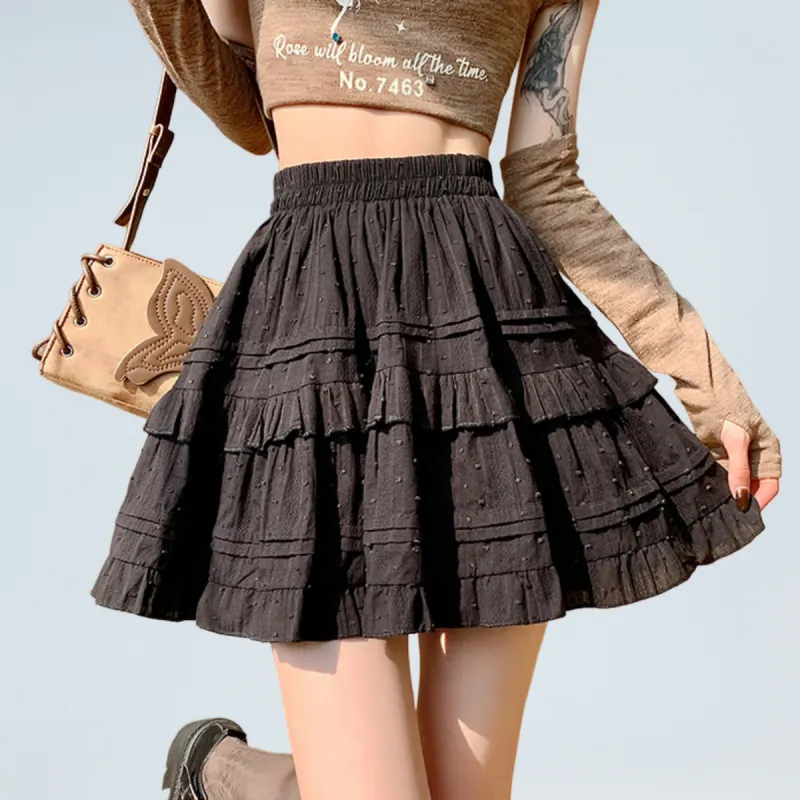 Ya Sheep People Casual Short Skirts Women's-3