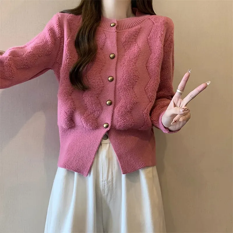 Ya Sheep People Sweater Women's Pink-4