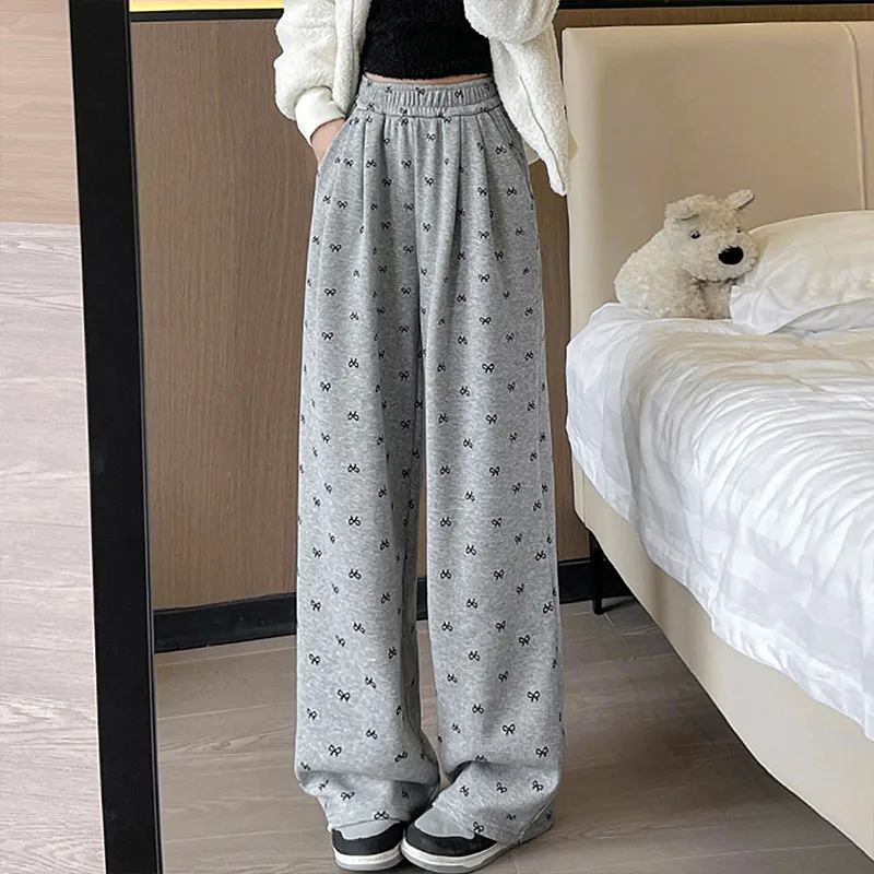 Ya Sheep People Casual Pants Women's Light Gray-1