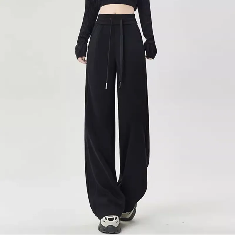 Ya Sheep People Casual Pants Women's Black-4