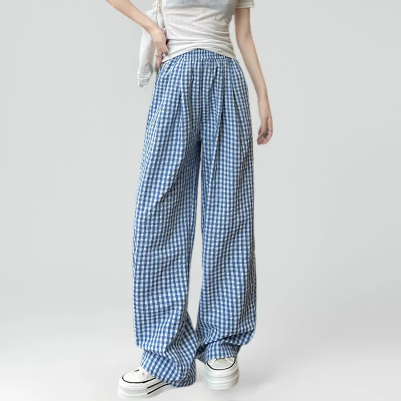 Ya Sheep People Casual Pants Women's Dark Blue-1