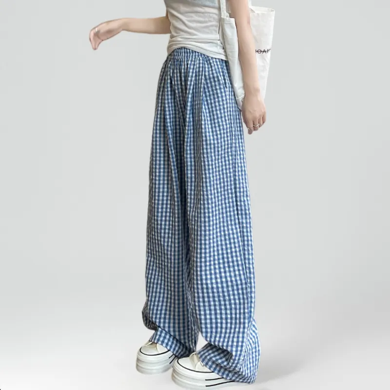 Ya Sheep People Casual Pants Women's Dark Blue-3