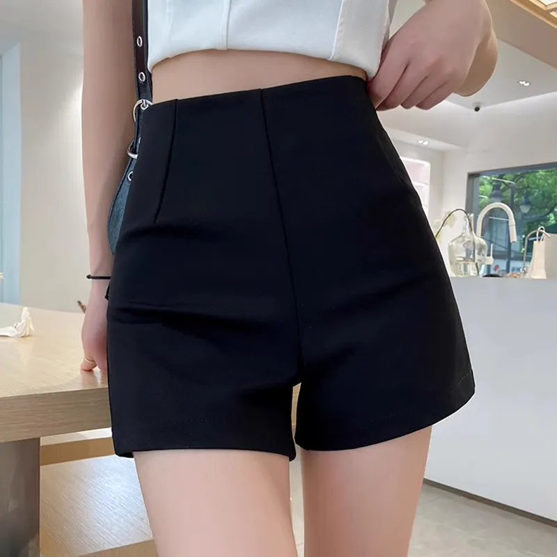 Ya Sheep People Casual Shorts Women's Black-3