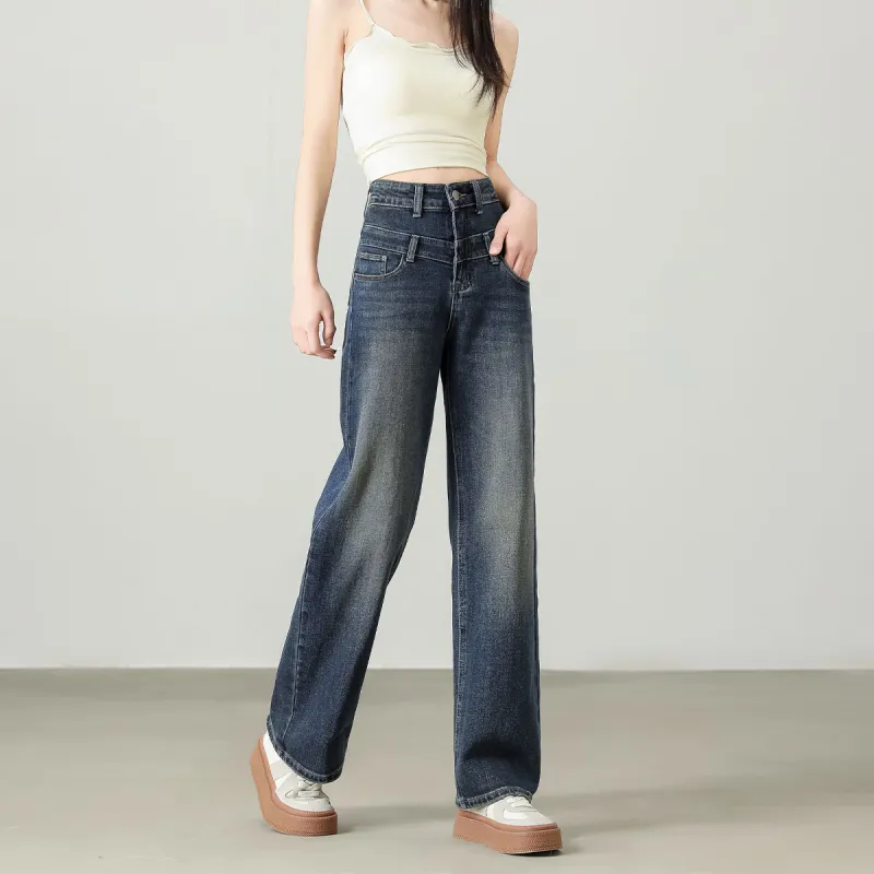 Ya Sheep People Jeans Women's Vintage Blue-4