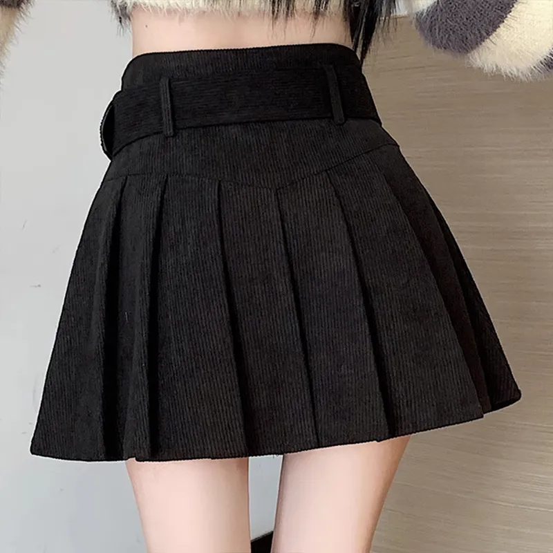 Ya Sheep People Casual Short Skirts Women's Black-5