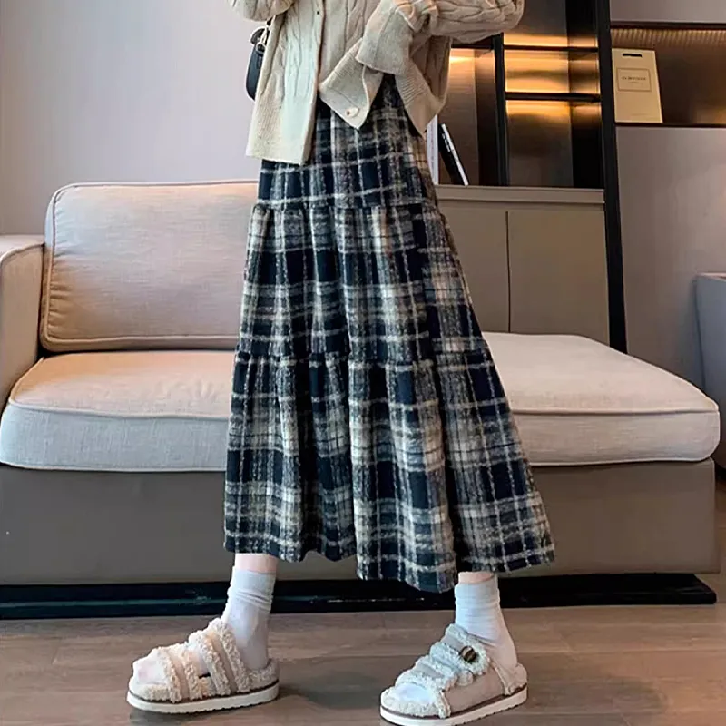Ya Sheep People Casual Long Skirts Women's-9