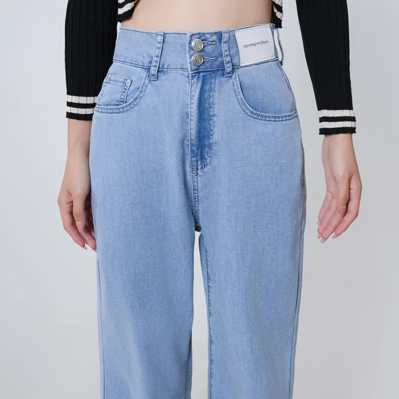 Ya Sheep People Jeans Women's Light Blue-4