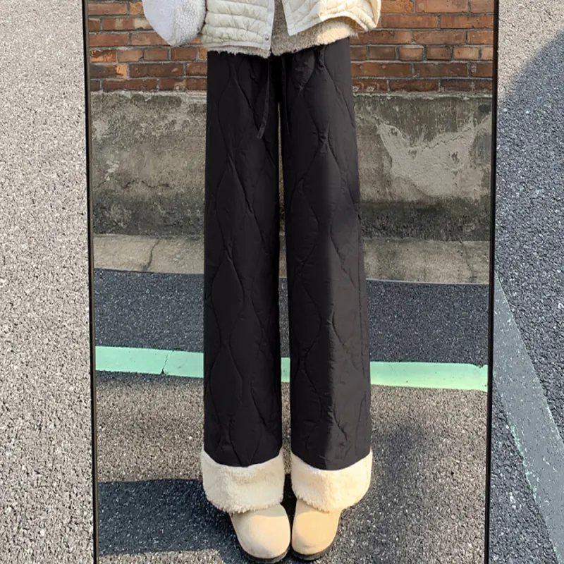 Ya Sheep People Casual Pants Women's Black-5