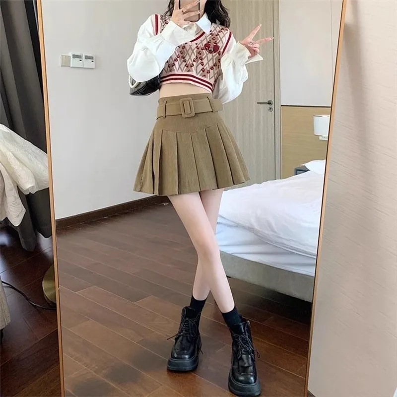 Ya Sheep People Casual Short Skirts Women's-14