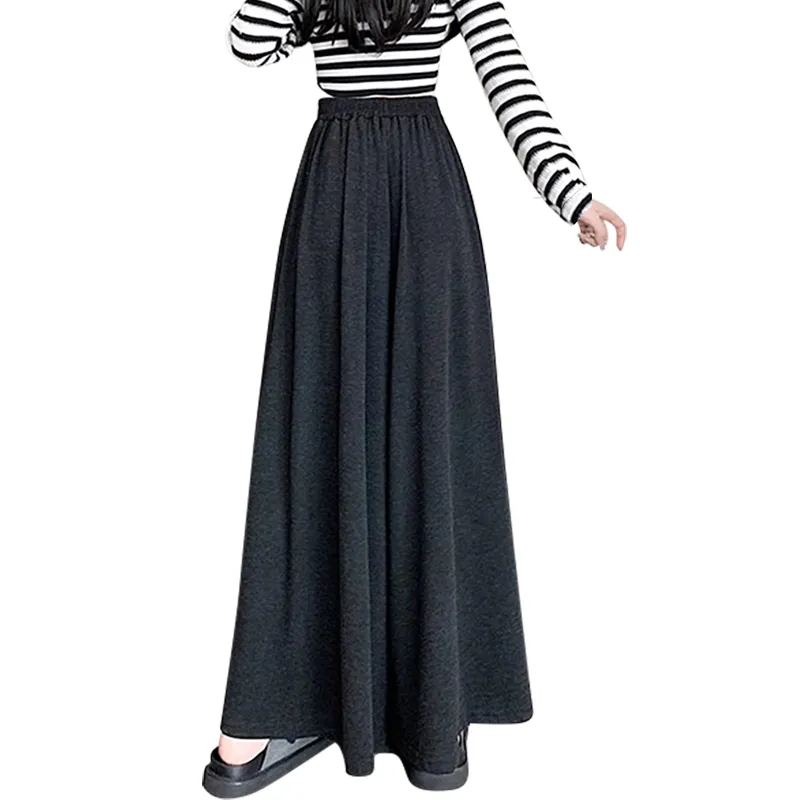 Ya Sheep People Casual Pants Women's Black Gray Color-6