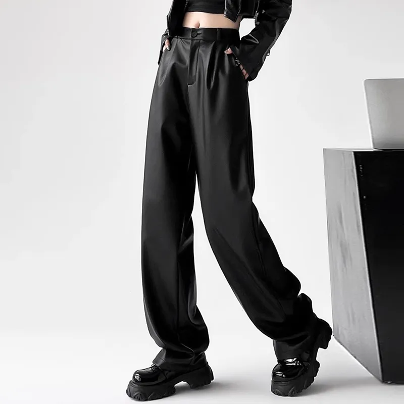 Ya Sheep People Casual Pants Women's Black-2