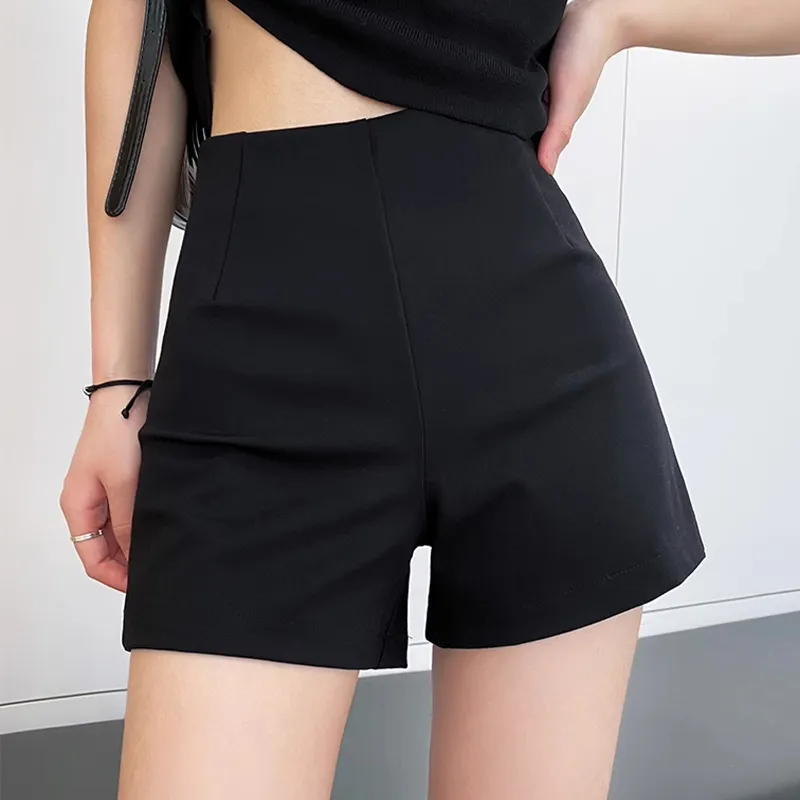 Ya Sheep People Casual Shorts Women's Black-0