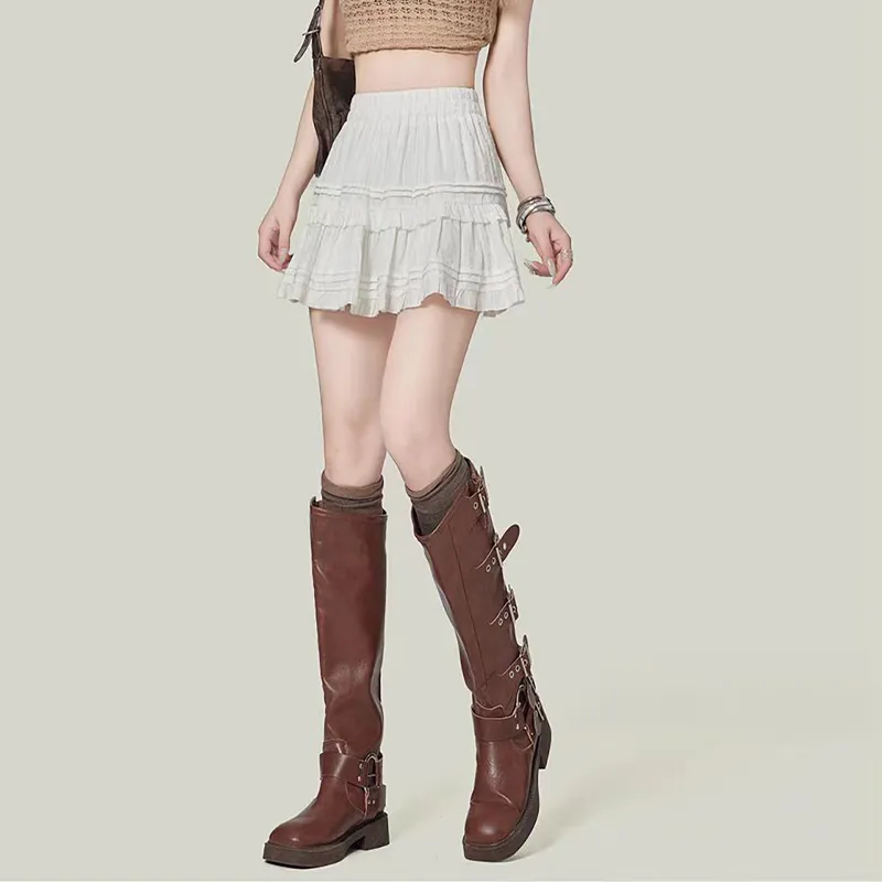 Ya Sheep People Casual Short Skirts Women's-8