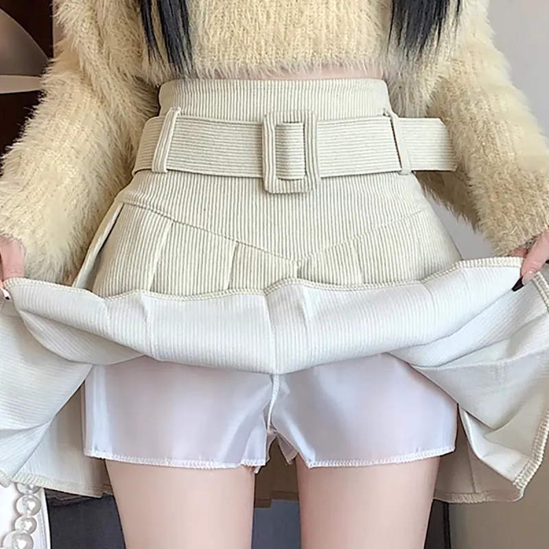 Ya Sheep People Casual Short Skirts Women's-3