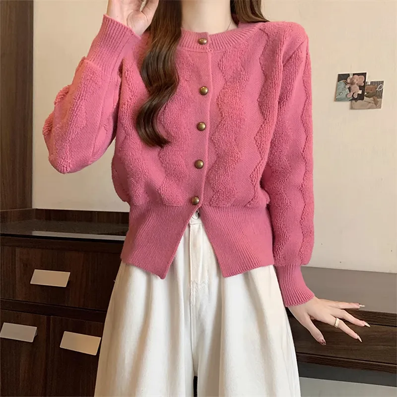 Ya Sheep People Sweater Women's Pink-3