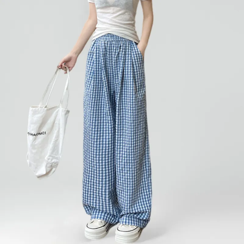 Ya Sheep People Casual Pants Women's Dark Blue-2