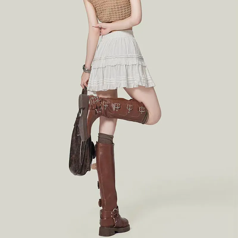 Ya Sheep People Casual Short Skirts Women's-10