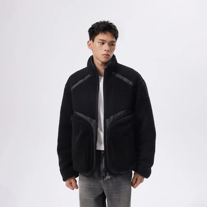 CHINISM Velvet feel Coat Unisex-2