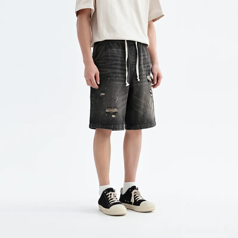CHINISM Denim Shorts Unisex-3