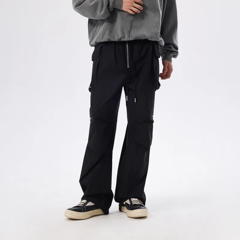 CHINISM Casual Pants Unisex Black-5