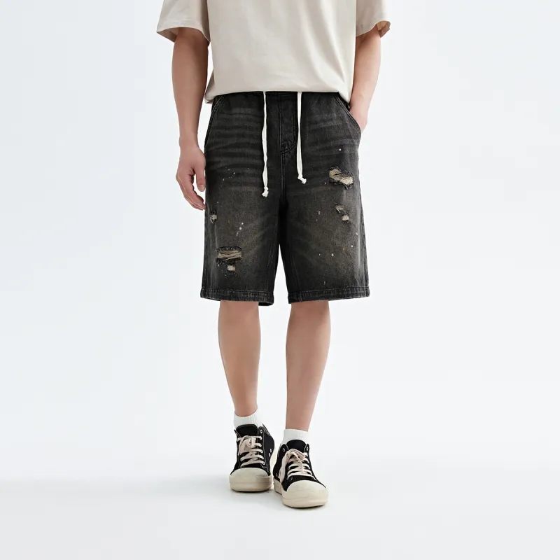 CHINISM Denim Shorts Unisex-5