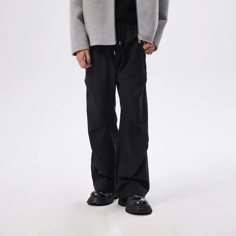 CHINISM Casual Pants Unisex Black-2