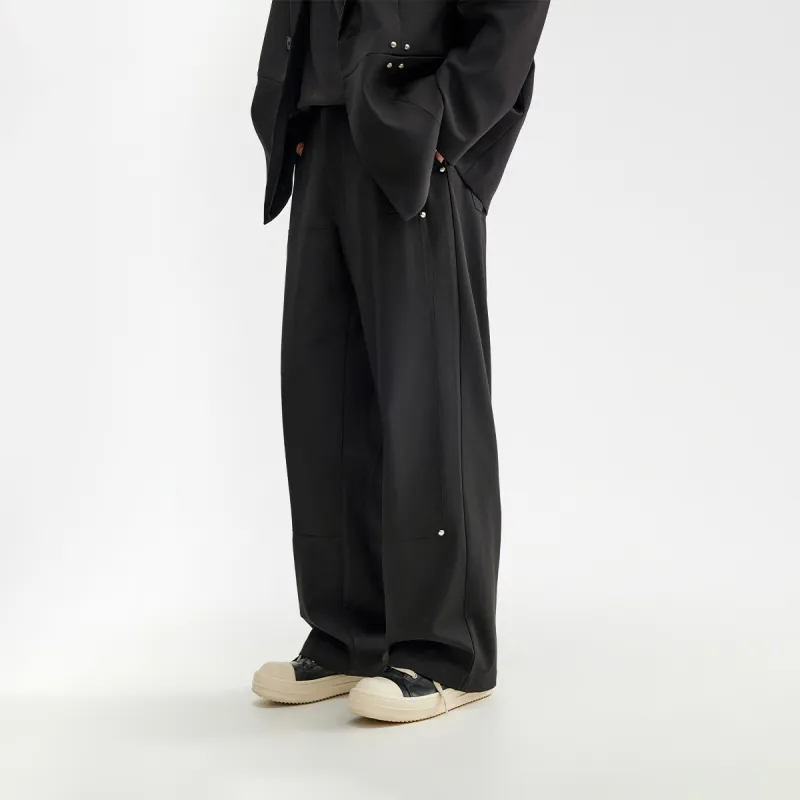 CHINISM Blackwater Series Suit Trouser Unisex Black-2