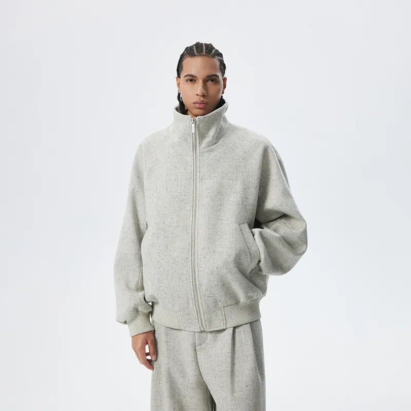 CHINISM Jackets Coats Unisex Heather Gray-4