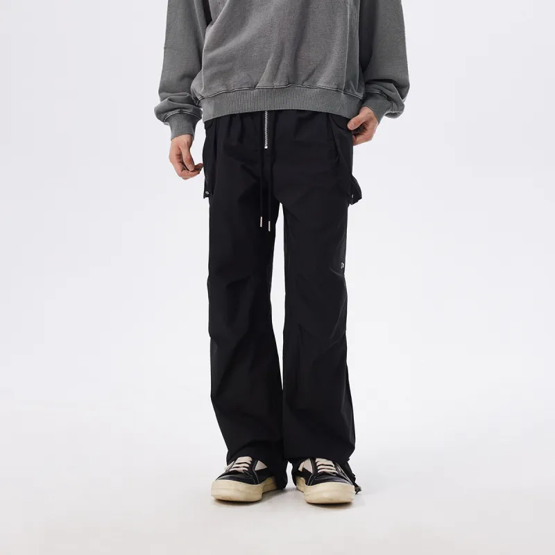 CHINISM Casual Pants Unisex Black-4