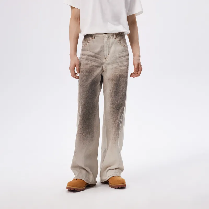CHINISM Jeans Unisex Khaki Denim-5