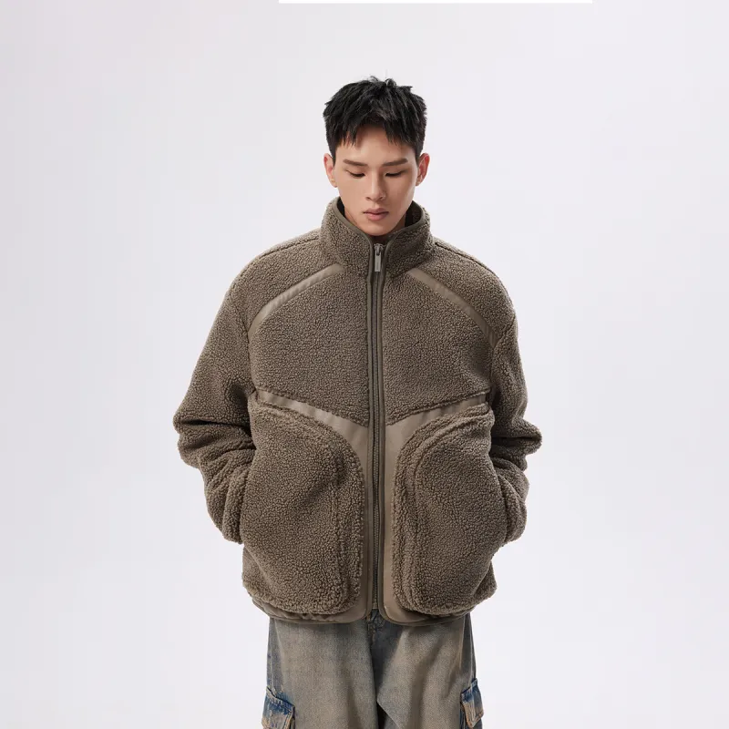 CHINISM Velvet feel Coat Unisex-10