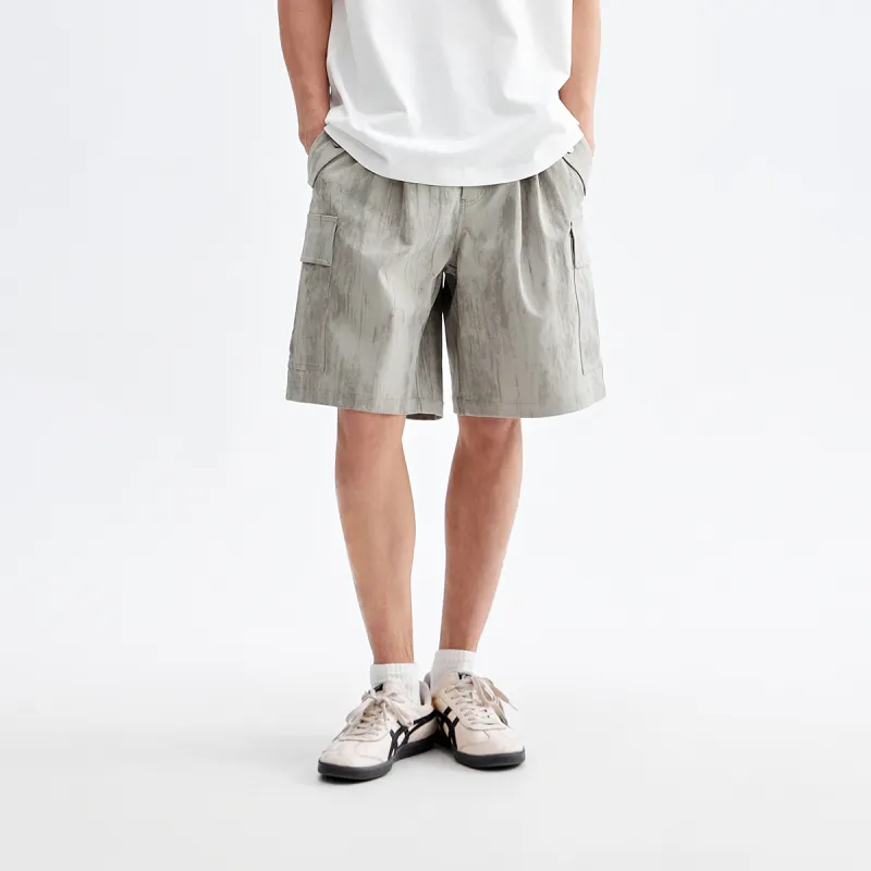 CHINISM Casual Shorts Unisex Gray-2