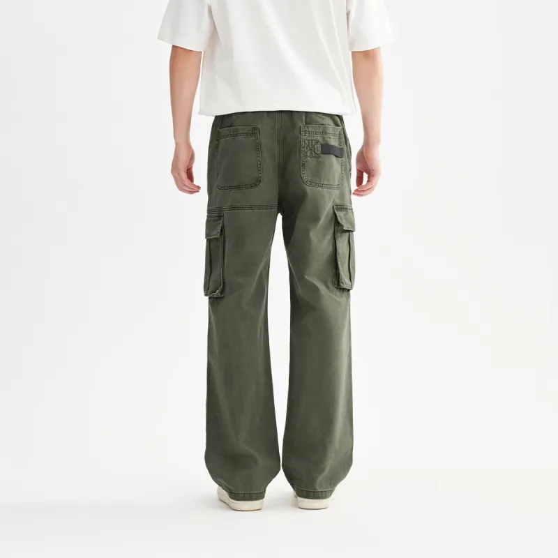 CHINISM Cargo Pants Unisex Green-6