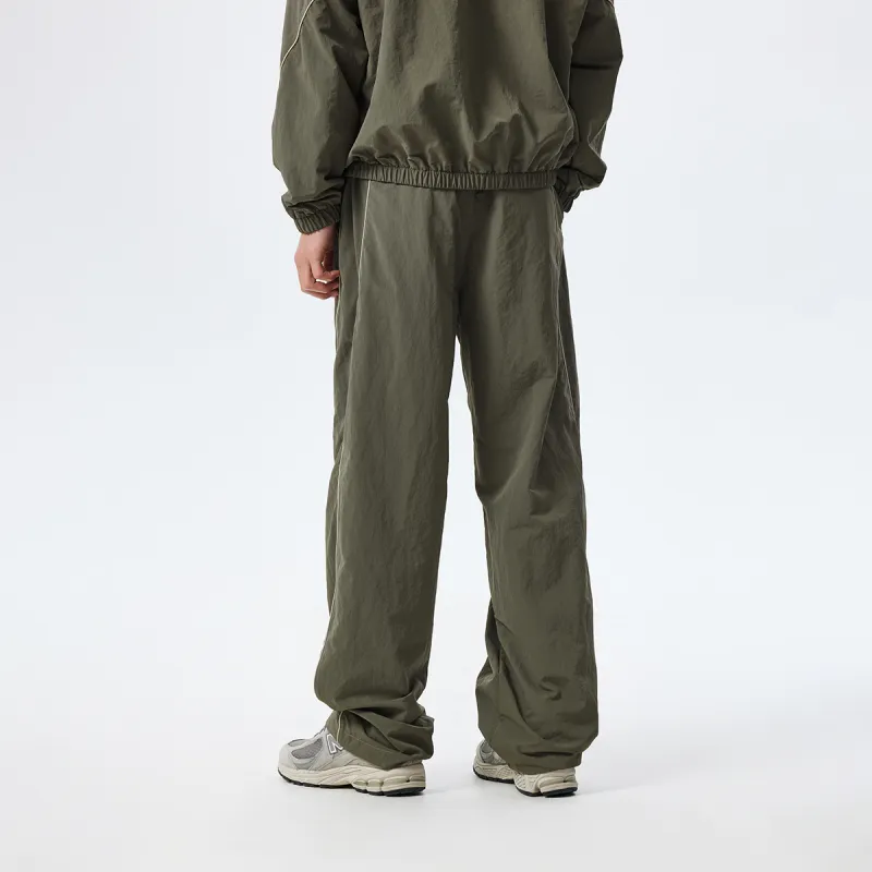 CHINISM Casual Pants Unisex Green-5