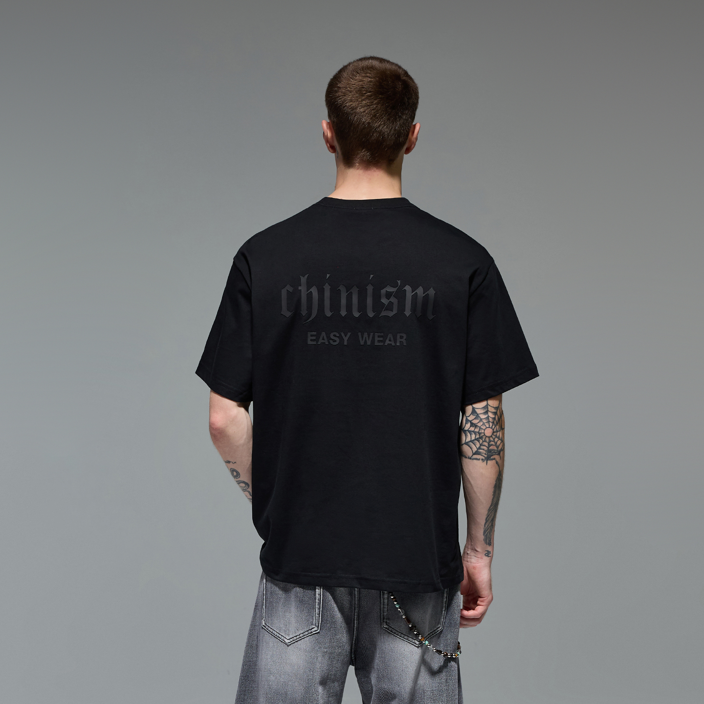 ◆SCHISM INDUCING◆ CROSS STRING T SHIRT WHITE SB9TS24WH CROSS STRING T SHIRT WHITE [8차 리오더] - SCHISM INDUCING