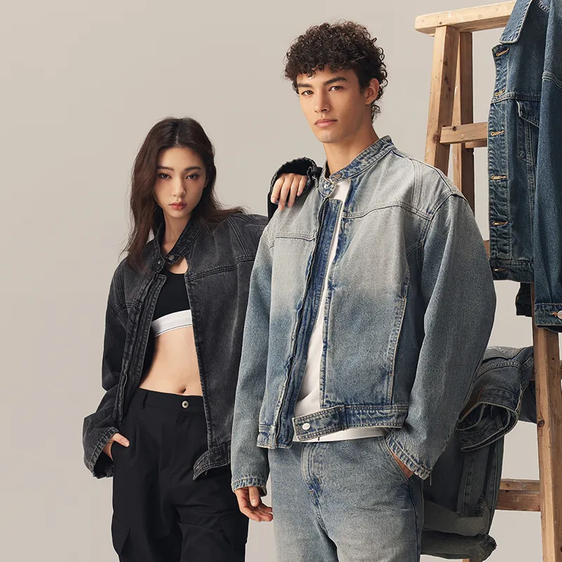 CHINISM Denim Jackets Unisex-4
