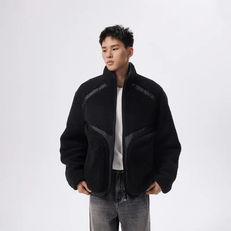 CHINISM Velvet feel Coat Unisex-4
