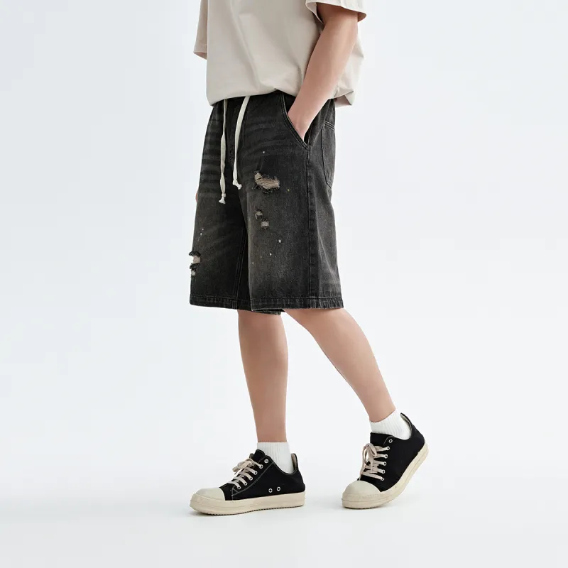 CHINISM Denim Shorts Unisex-4