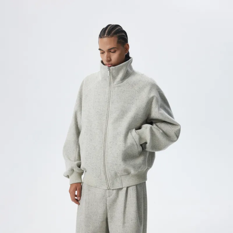 CHINISM Jackets Coats Unisex Heather Gray-2