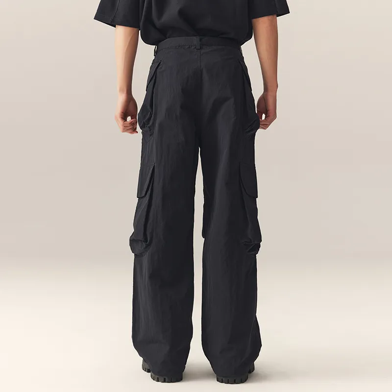 CHINISM Casual Pants Unisex Black-2