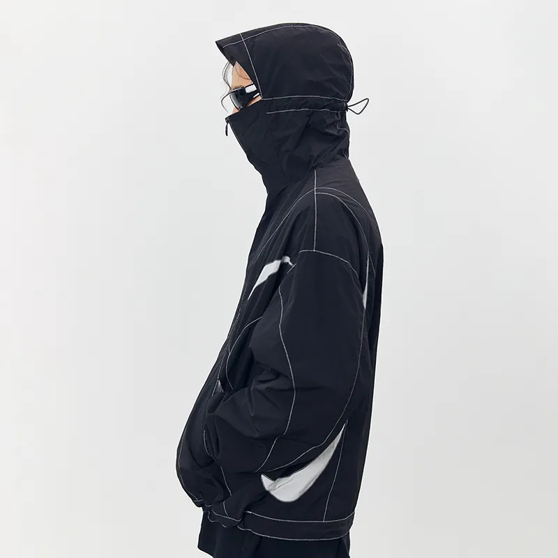 CHINISM Blackwater Series Jacket Unisex Black-2