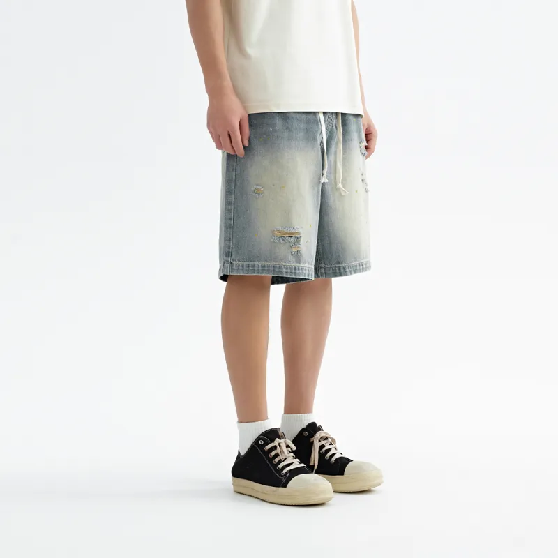 CHINISM Denim Shorts Unisex-11