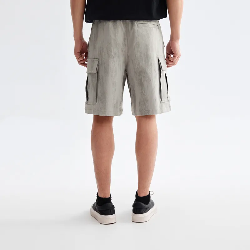 CHINISM Casual Shorts Unisex Gray-4