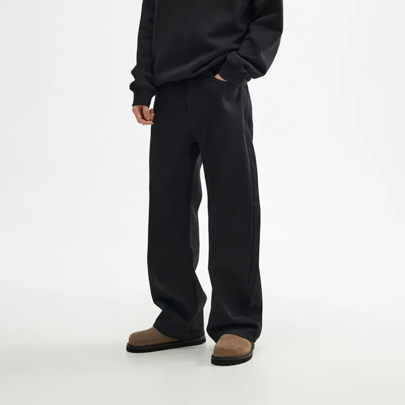 CHINISM Jeans Unisex Black Denim-4